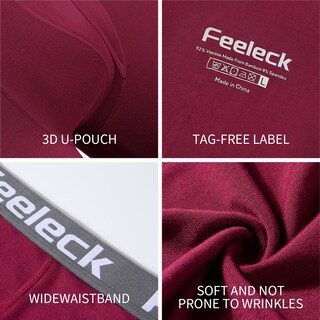 Foto 3 | Foto 3 | Calzoncillos Bóxer De Rayón Feeleck Para Hombre  Paquete De 7 Para Hombre - Venta Internacional.