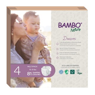 Foto 1 | Foto 1 | Pañales Para Bebé Bambo Nature Talla 4 Ecológicos Paquete De 81 - Venta Internacional.