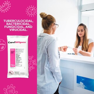 Foto 4 | Foto 4 | Toallitas Desinfectantes Para Superficies Metrex Caviwipes X45 - Venta Internacional.