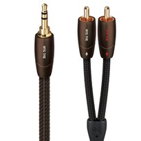 Cable De Audio Audioquest Big Sur De 3 5 Mm A 2 Rca De 1 M  Negro - Venta Internacional.