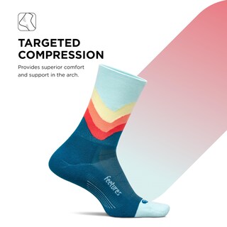 Foto 3 | Foto 3 | Calcetines Feetures Elite Light Cushion Compression Large Color Azul - Venta Internacional.