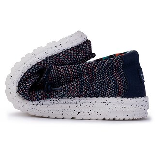 Foto 4 | Foto 4 | Mocasines Ligeros Hey Dude Wally Sox Azul Y Naranja Para Hombre - Venta Internacional.