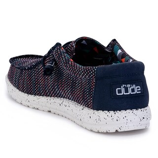 Foto 5 | Foto 5 | Mocasines Ligeros Hey Dude Wally Sox Azul Y Naranja Para Hombre - Venta Internacional.