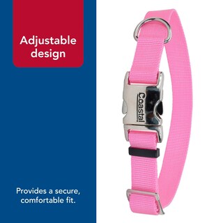Foto 5 | Foto 5 | Collar Para Perro Coastal Con Hebilla Metálica Ajustable Rosa 2 Cm 25-36 Cm - Venta Internacional.