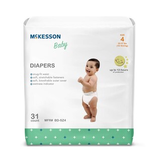 Foto 1 | Foto 1 | Pañales Para Bebés Mckesson Talla 4 10 A 16 8 Kg 12 Horas De Protección - Venta Internacional.