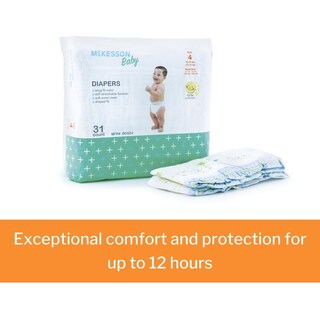 Foto 3 | Foto 3 | Pañales Para Bebés Mckesson Talla 4 10 A 16 8 Kg 12 Horas De Protección - Venta Internacional.