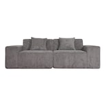 Sofá De Espuma Comprimida Al Vacío 2 Plazas Japandi Sora Beige Brown