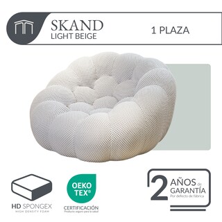 Foto 3 | Foto 3 | Sillón De Espuma Comprimida Al Vacío 1 Plaza Japandi Skand Light Beige