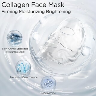 Foto 2 | Foto 2 | Mascarilla Facial De Colágeno Lingmeier Con 80.000 Ppm De Colágeno Marino - Venta Internacional.