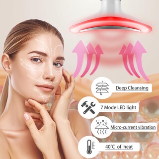 Foto 3 | Foto 3 | Masajeador Facial Xmxw De 7 Colores True Beauty Glow Con Luz Roja - Venta Internacional.