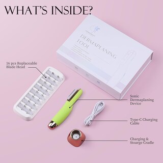 Foto 5 | Foto 5 | Maquinilla De Afeitar Dermaplane Cevek Con Tecnología Sonic Edge Con 8 Cuchillas - Venta Internacional.