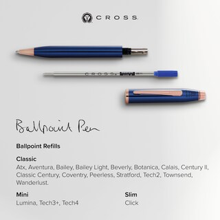 Foto 5 | Foto 5 | Recambio Para Bolígrafo Con Forma De Cruz Tinta Negra Mediana Paquete De 2 - Venta Internacional.