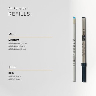 Foto 7 | Foto 7 | Recambio Para Bolígrafo Con Forma De Cruz Tinta Negra Mediana Paquete De 2 - Venta Internacional.
