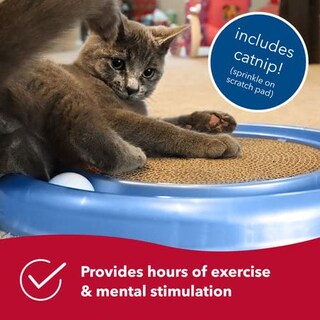 Foto 3 | Foto 3 | Cat Toy Coastal Pet Turbo Scratch Con Hierba Gatera Y Pelota - Venta Internacional.
