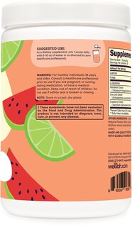Foto 3 | Foto 3 | Supplement Wellah L-glutamina En Polvo  Sandía Y Lima  250 G - Venta Internacional.