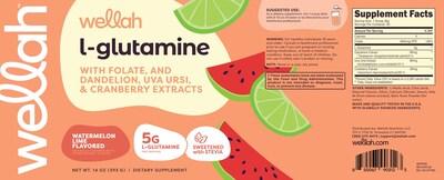 Foto 5 | Foto 5 | Supplement Wellah L-glutamina En Polvo  Sandía Y Lima  250 G - Venta Internacional.