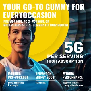 Foto 7 | Foto 7 | Gomitas De Monohidrato De Creatina Supplement Natures Aid 135 Unidades - Venta Internacional.