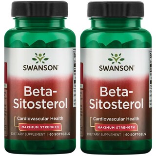 Foto 1 | Foto 1 | Suplemento Dietético Swanson Beta Sitosterol 160 Mg 60 Cápsulas  Paquete De 2 - Venta Internacional.
