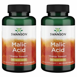 Foto 1 | Foto 1 | Suplemento De Ácido Málico Swanson  600 Mg  100 Cápsulas Vegetarianas  Paquete De 2 - Venta Internacional.
