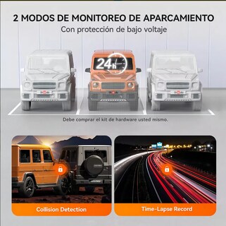 Foto 3 | Foto 3 | 3 Cámaras 2k/1080p Pantalla Táctil 10'' Wifi Visión Nocturna 64gb
