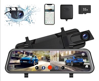 Foto 1 | Foto 1 | Cámara Para Vehículos 4k Gps Wifi 2 Lentes 32gb