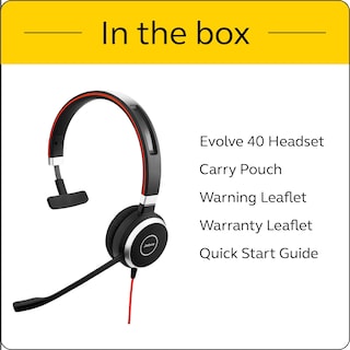 Foto 6 | Foto 6 | Auriculares Con Cable Jabra Evolve 40 Ms Mono Usb Con Conector De 3 5 Mm - Venta Internacional.