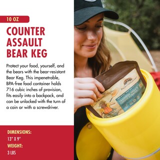 Foto 3 | Foto 3 | Contenedor De Comida Counter Assault Bear Keg Amarillo - Venta Internacional.