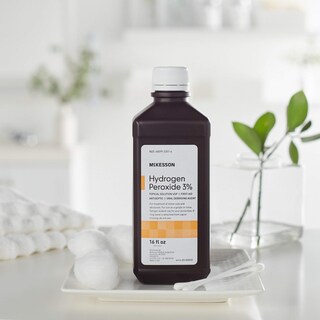 Foto 5 | Foto 5 | Enjuague Bucal Antiséptico Mckesson Con Peróxido De Hidrógeno Al 3% 473 Ml - Venta Internacional.