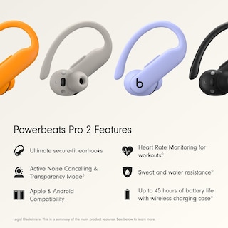 Foto 2 | Foto 2 | Auriculares Inalámbricos Reacondicionados Beats Powerbeats Pro 2 Anc 45h - Venta Internacional.