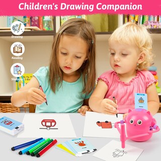 Foto 5 | Foto 5 | Robot De Dibujo Treefia Interactive Educational Kids Pink - Venta Internacional.
