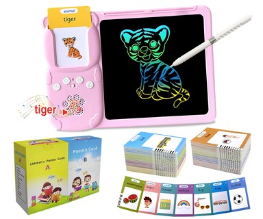 Foto 1 | Foto 1 | Tarjetas Didácticas Parlantes Rylai De Juguete Para Niños Pequeños 510 Palabras A La Vista Con Tableta - Venta Internacional.