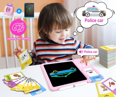 Foto 3 | Foto 3 | Tarjetas Didácticas Parlantes Rylai De Juguete Para Niños Pequeños 510 Palabras A La Vista Con Tableta - Venta Internacional.