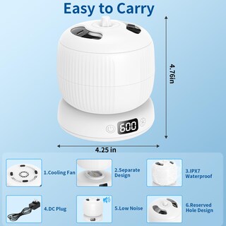 Foto 2 | Foto 2 | Limpiador Ultrasónico Para Retenedores Morole Con 4 Modos Para Dentaduras - Venta Internacional.