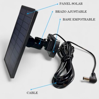 Foto 3 | Foto 3 | Lampara Solar De Cm-top De 3 Cabezales Con Sensor