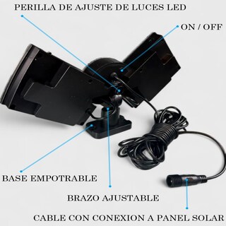Foto 3 | Foto 3 | Lampara Solar De Cm-top Para Jardín Con Sensor
