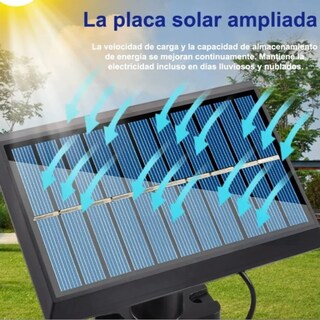 Foto 4 | Foto 4 | Lampara Solar De Cm-top Para Jardín Con Sensor