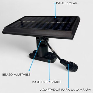Foto 4 | Foto 4 | Lampara Solar De Cm-top Para Jardín Con Sensor