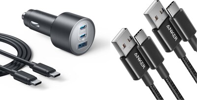 Foto 1 | Foto 1 | Cargador De Coche Anker Usb C Cable De Triple Puerto De 167 5 W - Venta Internacional.