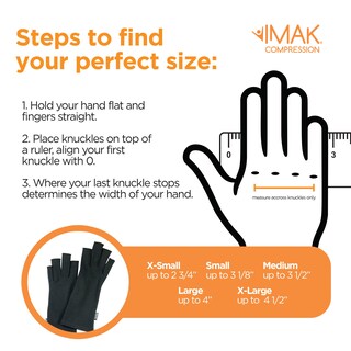 Foto 7 | Foto 7 | Guantes De Compresión Para Artritis Imak Brownmed Fingerless Black - Venta Internacional.