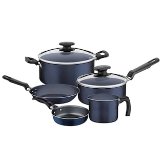 Foto 1 | Foto 1 | Batería De Cocina Loreto 7 Piezas Tramontina Azul