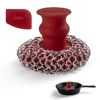 Fregadora De Malla De Hierro Fundido Cuisinel  Ergonómica  Silicona - Venta Internacional.