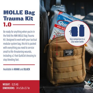 Foto 3 | Foto 3 | Botiquín De Primeros Auxilios Adventure Medical Kits Molle Bag Trauma 1.0 Khaki - Venta Internacional.