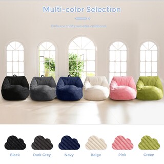 Foto 6 | Foto 6 | Puf Maxyoyo Para Niños De 1 A 6 Años De Tela Con Cordón Color Negro - Venta Internacional.