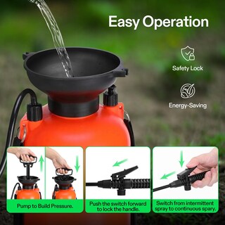 Foto 4 | Foto 4 | Pulverizador Con Boquilla Ajustable Vivosun De 7 Litros Con Correa De Hombro - Venta Internacional.