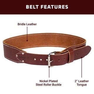 Foto 3 | Foto 3 | Cinturón De Trabajo De Piel Occidental Leather 3 Ranger Xl Oxyred - Venta Internacional.