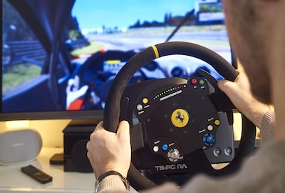 Foto 3 | Foto 3 | Controlador De Videojuegos Thrustmaster Ts-pc Racer Con Ruedas De 32 Cm - Venta Internacional.