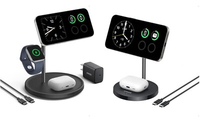 Foto 1 | Foto 1 | Estación De Carga Inalámbrica 3 En 1 Anker Maggo Qi2 De 15 W - Venta Internacional.