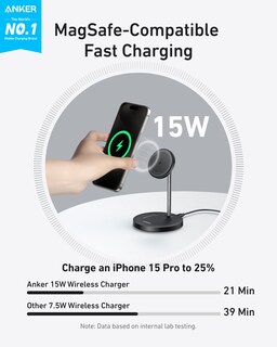Foto 7 | Foto 7 | Estación De Carga Inalámbrica 3 En 1 Anker Maggo Qi2 De 15 W - Venta Internacional.