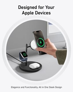 Foto 6 | Foto 6 | Cargador Inalámbrico 3 En 1 Anker Maggo Para Dispositivos Apple - Venta Internacional.