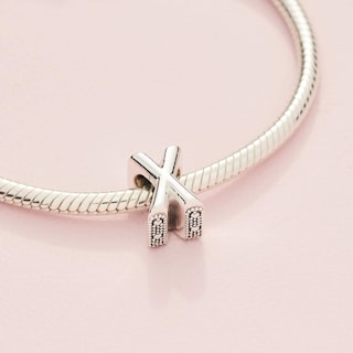 Foto 4 | Foto 4 | Charm Pandora Letra X Plata De Ley - Venta Internacional.